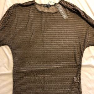 Size S waffle knit top
